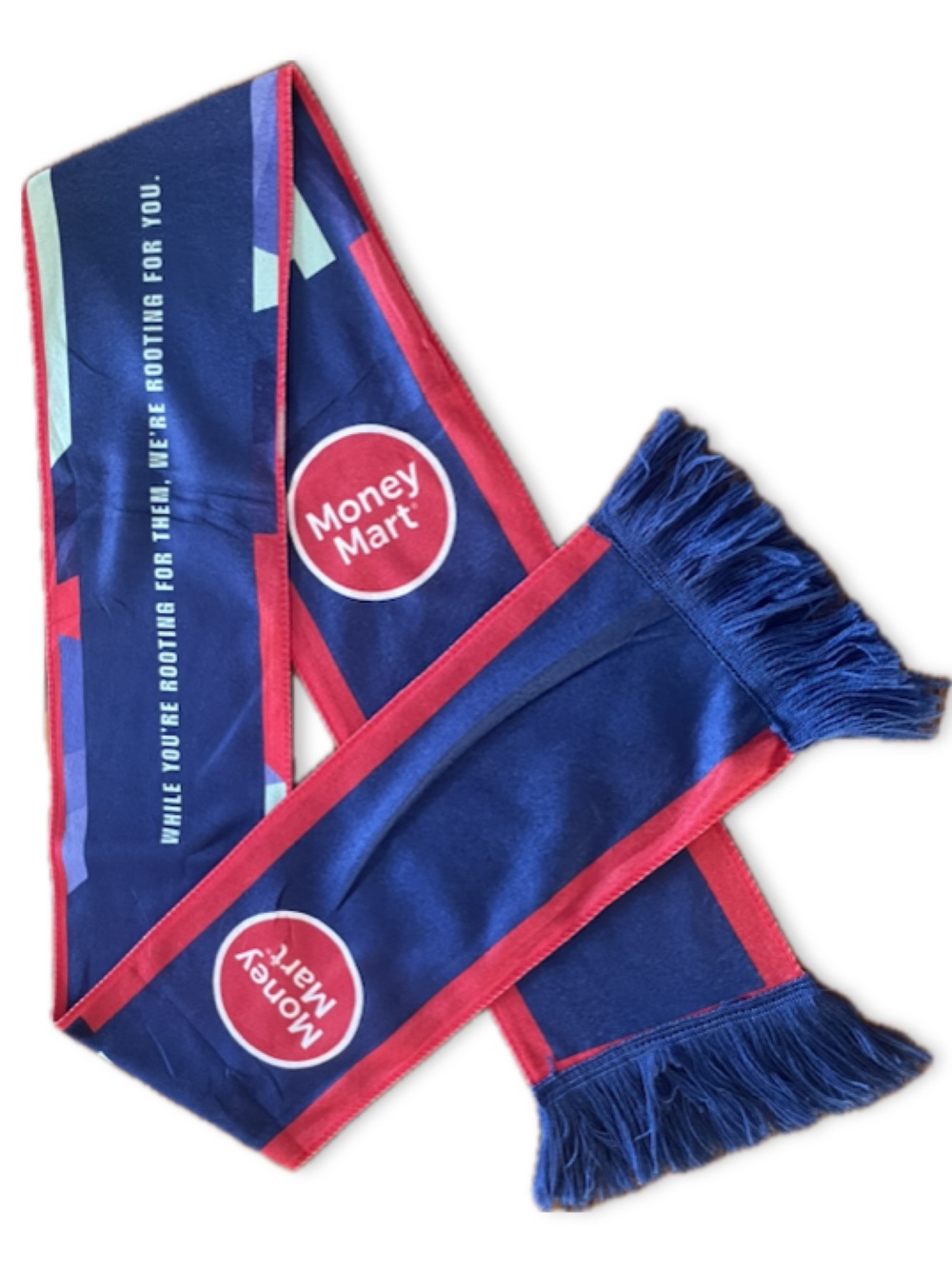 Rare Promotional Money Mart FIFA World Cup 2026 Soccer Scarf UNISEX NWOT
